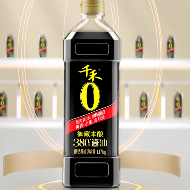 【千禾】零添加御藏生抽酱油1L*4瓶