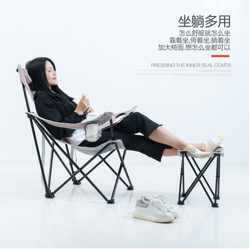 Wei camping outdoor folding chair Home chair Portable chair Back chair Fishing stool Armchair stool