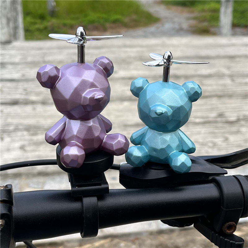 Small Yellow Duck Electric Car Load Adornment Electric Donkey Electric Car Bike Locomotive Swing Piece Cute Accessories Pendant