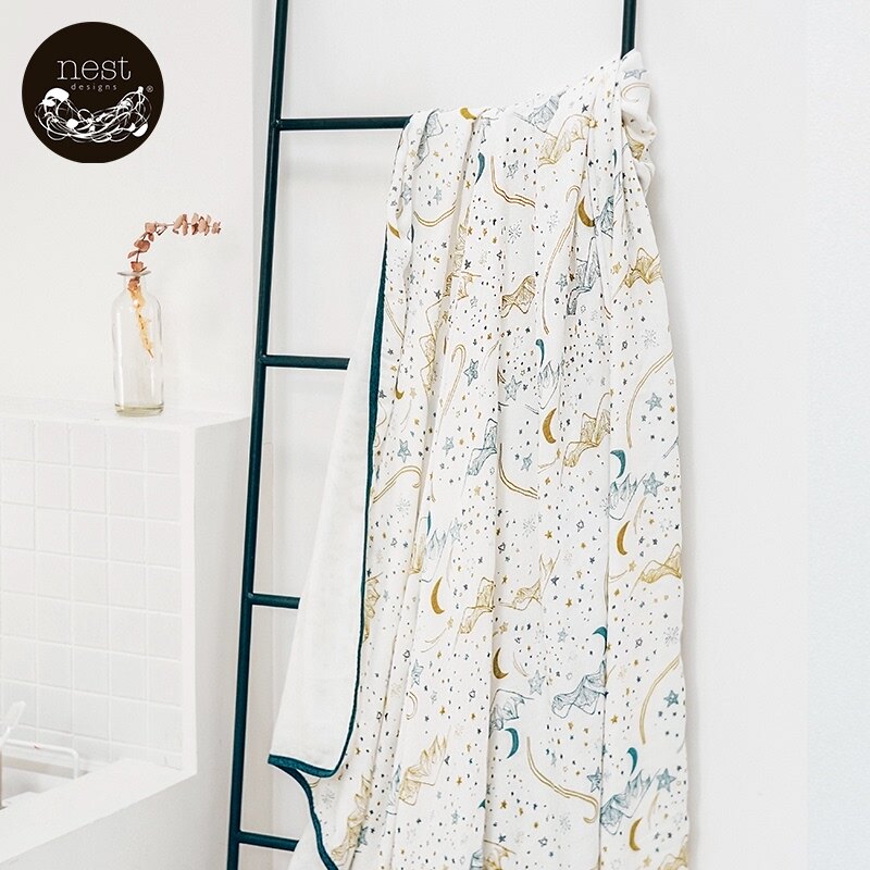 Nest Designs adult four-layer gauze large square towel one-piece baby cover quilt baby blanket four seasons