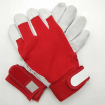 Sheepskin gloves for electric welder argon arc welding special wear-resistant soft Seiko operation machinery protection Building maintenance thin section