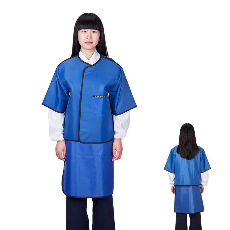 X Light Rays Protective Clothing Half Sleeves Two Style Sleeves Dresses Radiology Lead Clot Protective Clothing Short Sleeves Radiation-Resistant Lead Gel Coat