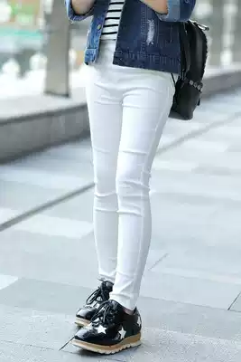 Girls autumn wear pants outside wearing ten-year-old female middle child 12 girls 5 sanitary pants 67 trousers 11 autumn 9 pants trousers