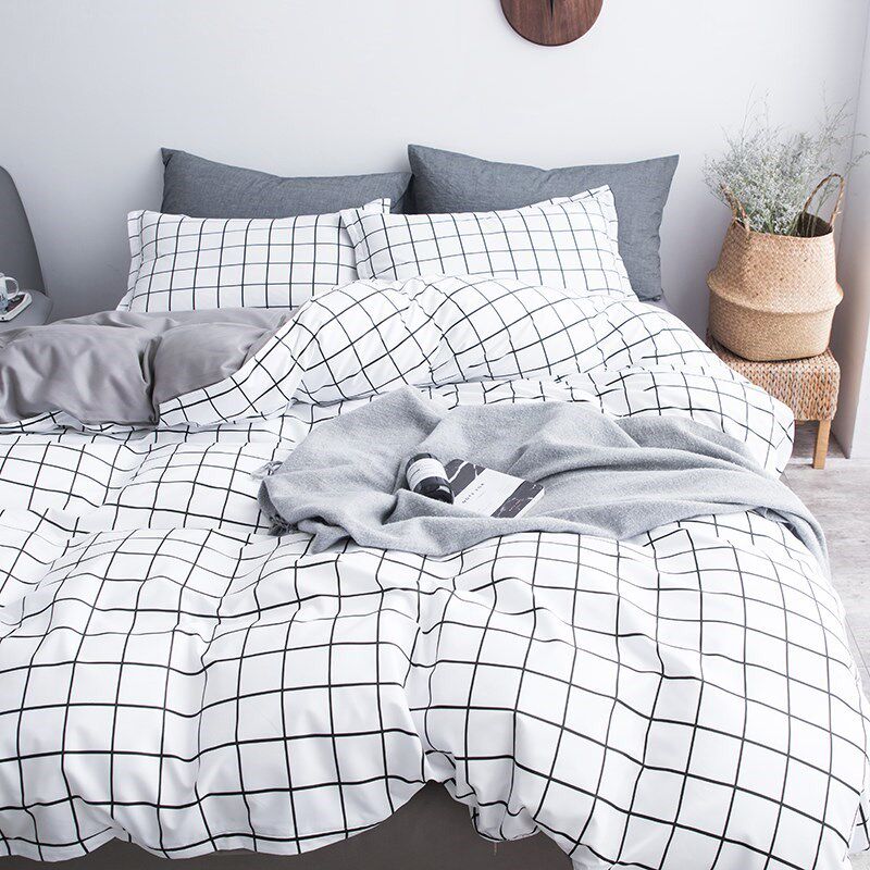 Single bed sheet quilt cover three-piece pink 1 5m double quilt single princess style 2 0m four-piece girl personality