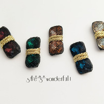 New Tide Japanese mini minimalist Crystal hipster brooch Joker lace pin shawl buckle Korea