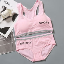 95 pure cotton childrens development period no steel ring chest girls special underwear junior high school students underwear a set of 12-year-old