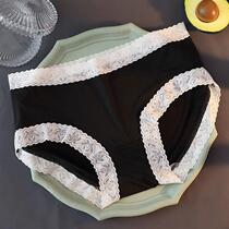 Ladys underwear 2021 New ice silk antibacterial exploits pure cotton bare sensual sensations No marks breathable mid-waist thin summer