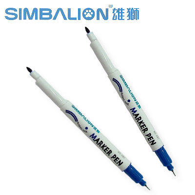 NO 680 Taiwan male lion double head Singular Pen Male Lion double headman pen blue small double head oily pen