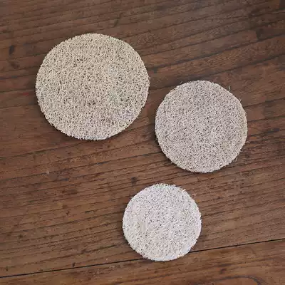 Gongyun loofah mat natural melon loofing pot mat tea pot mat purple sand pot tea ceremony accessories