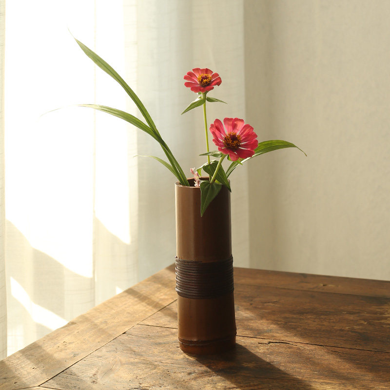 Cloud flower flower flower flower Japanese water bamboo butter flower basket flower jacket fixture hanging bamboo manufacturer