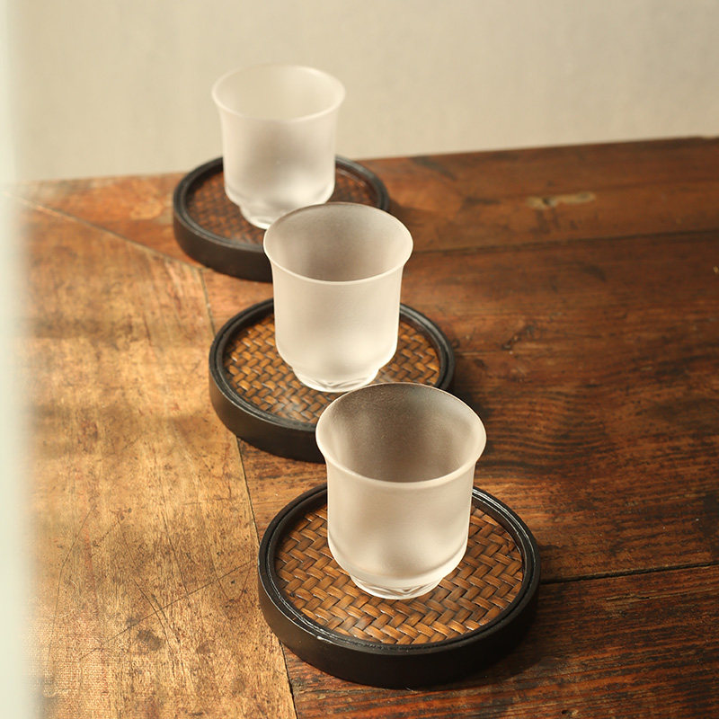 Plowing Cloud Round Cup Mat Day Style Teaways Kongfu Tea Bearing Tea Cup Holder Tea Set Accessories Single Sheet Price