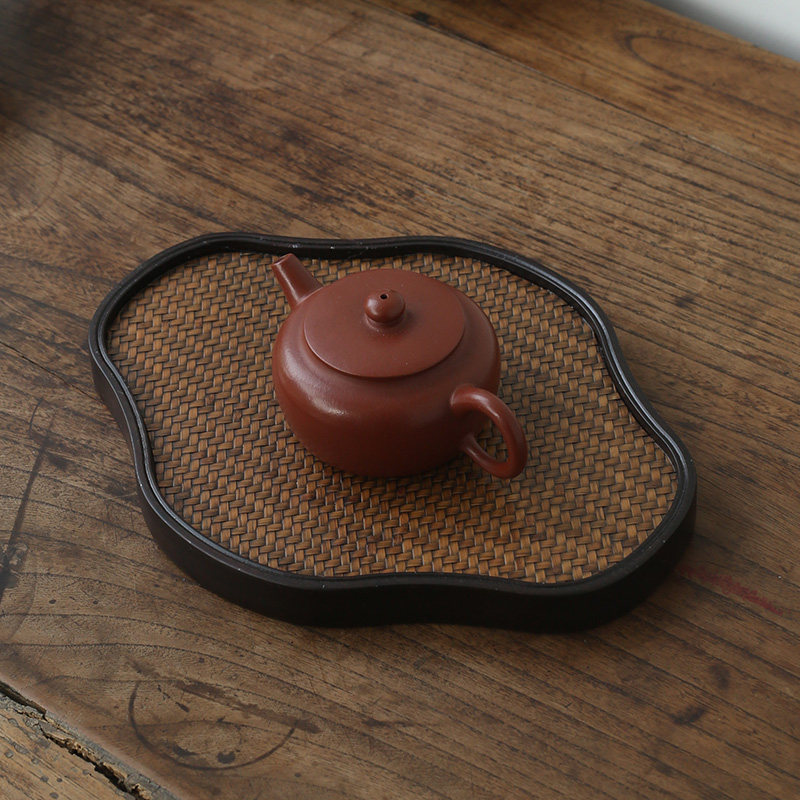 Gengyun Begonia dry bubble plate Seat surface heavy bamboo dry bubble table Japanese small dry bubble bamboo tea plate Bamboo tea sea