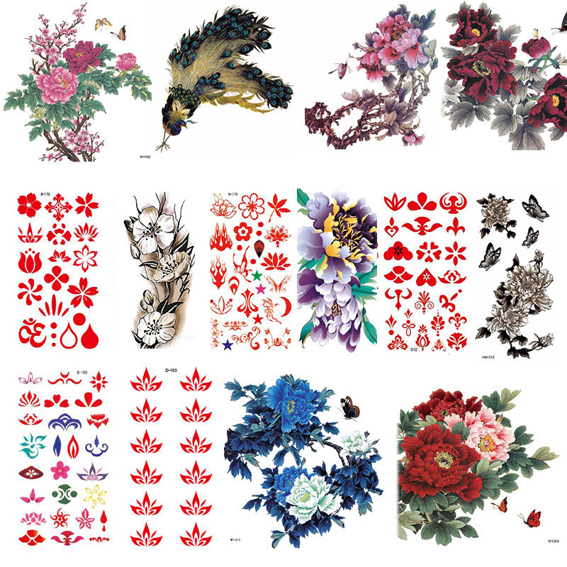 Cos Mei Niang Hua Qian Gu Ancient Costume Flower Forehead Stickers Hanfu Studio Photo Shoot Forehead Stickers Eyebrow Stickers Sexy Tattoo Stickers Cos Mei Niang Hua Qian Gu Ancient Costume Flower Forehead Stickers Hanfu Studio Photo Shoot Forehead Stickers Eyebrow Stickers Sexy Tattoo Stickers