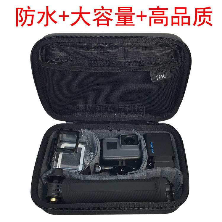 For gopro storage bag hero7 6 5 4 accessories containing box portable portable waterproof containing box