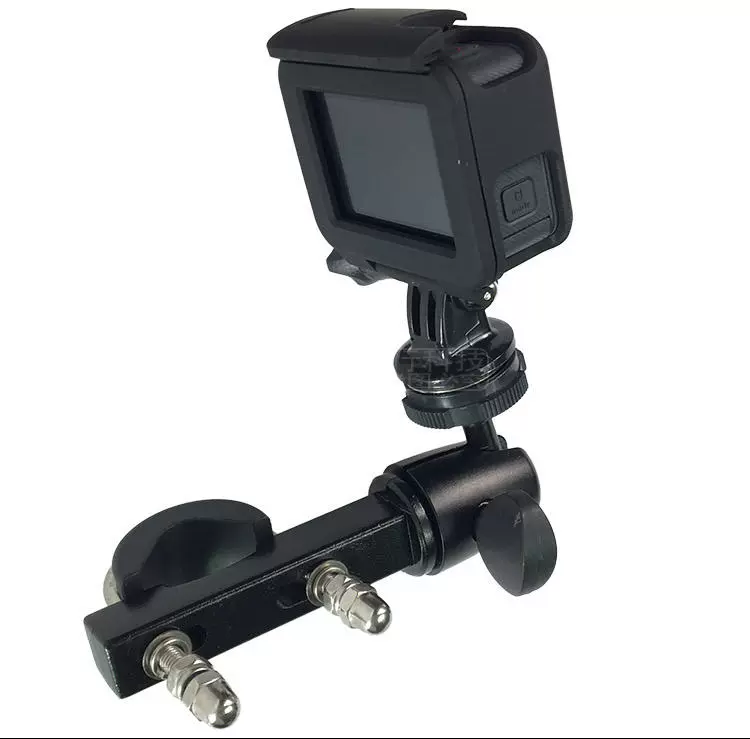 Đối với GoPro Hero6/5/7 Giá đỡ xe máy bằng hợp kim nhôm Xiaoyi 4k + Phụ kiện đi xe máy ảnh kê - Phụ kiện VideoCam