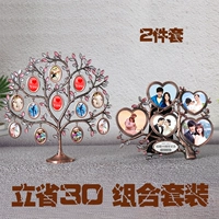 12 фотографий красная бронза+5 отверстий формы сердца