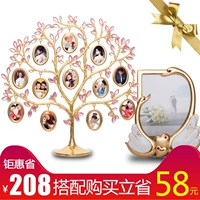 12 Висящее дерево+фоторамка Лебедя (цветное сообщение дерева или обращайтесь к замечаниям службы поддержки клиентов)