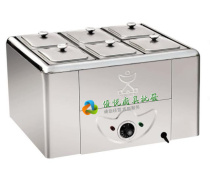 Stainless steel six-grid electric juice box sauce electric heat preservation box juice water heat preservation box beef miscellaneous car warm soup pool