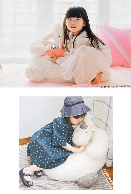 PAPAHUG trẻ em beanbag cậu bé lân bé món quà lưới vải phòng ngủ nhỏ màu đỏ đệm sang trọng - Ghế sô pha giường sofa gấp gọn