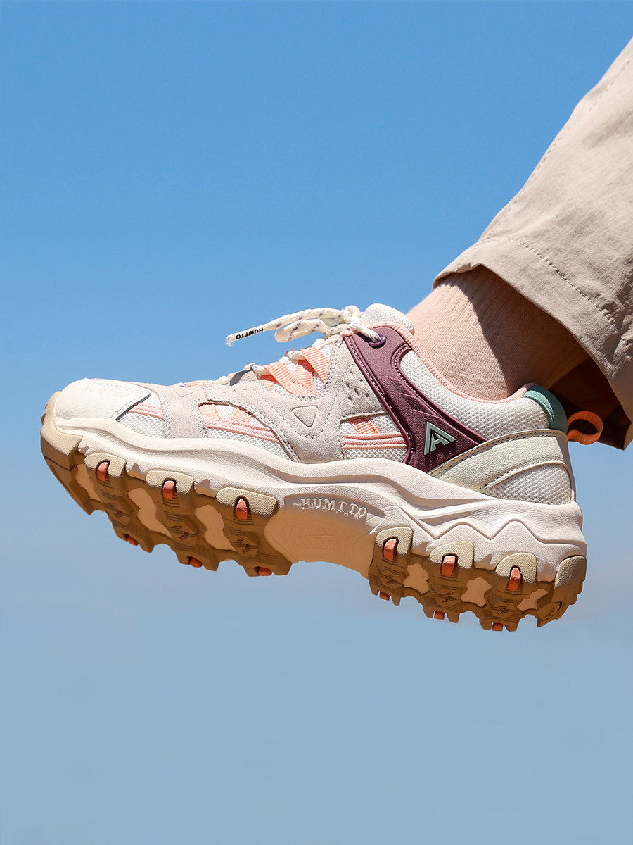 Hantu Outdoor Hiking Shoes for Women, Non-Slip, Cushioning, Wear-Resistant, Water-Repellent, Lightweight, Breathable, Cross-Country Hiking Sports Hiking Shoes