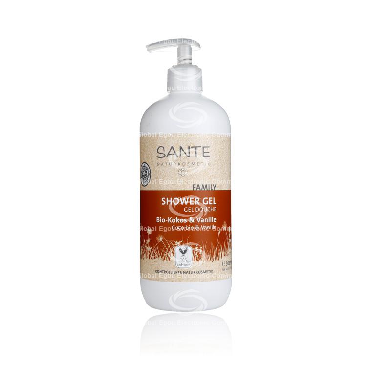 【荷兰直邮】德国sante家庭有机系列椰子香草沐浴液500ml