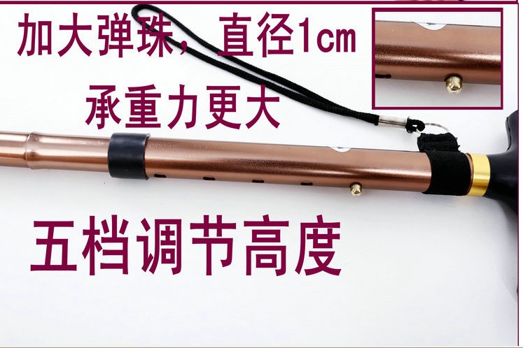 Ngoài trời siêu ngắn trekking cực siêu nhẹ kính thiên văn gấp mía đi bộ dính bốn phần mía chỉ 28 CM gậy leo núi gấp gọn