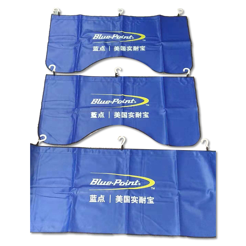 Leaf Plate Bed Bag Blue Dot Car Maintenance Leaf Plate Protective Cushion Washed Leather Three Sets Steam Repair Maintenance Leather