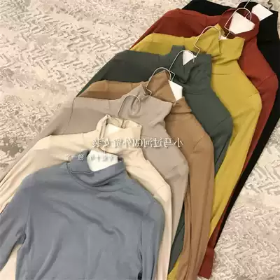 Just need to stock up 30% heating silk word of mouth burst autumn and winter high-elastic high-neck bottoming shirt with T-shirt women