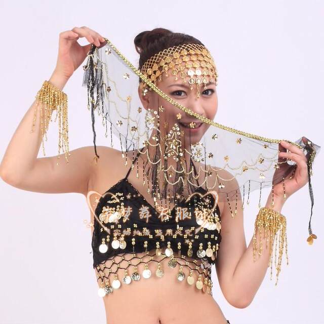 Belly dance veil indian dance veil veil dance face veil veil performance veil indian dance face covering veil