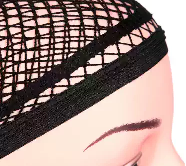 Wearing a wig Wig two-end through the net cover breathable mesh cap wig hair net net pocket invisible wig