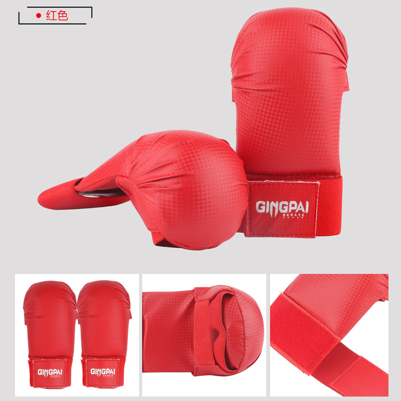 Racing karate fist set children male and female adult training karate gloves protective gloves extremely professional protective gear