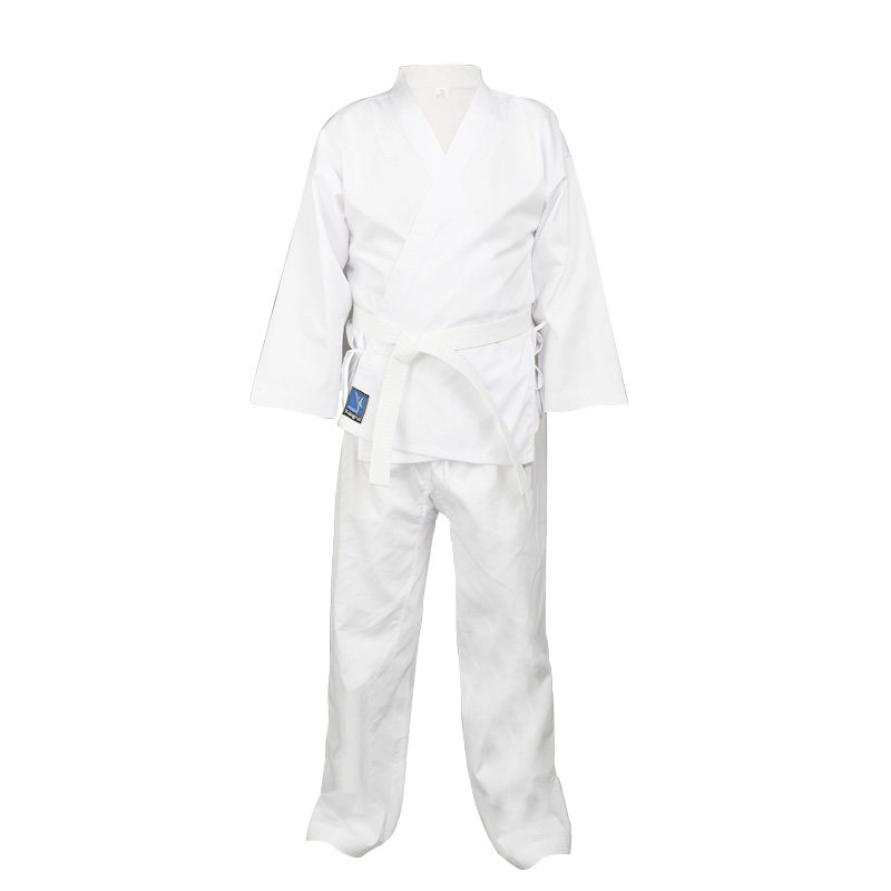Karate uniforms pure cotton white children's track clothes adult professional competition training clothing for men and women in the same section-Taobao