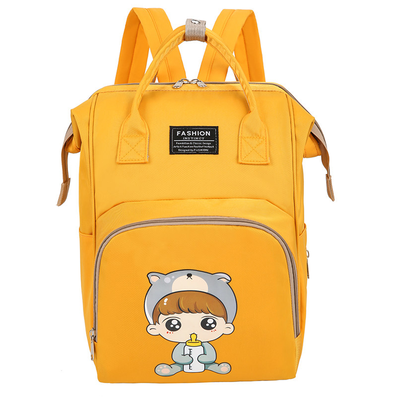 Japan's 2020 new fashion net red mommy bag large-capacity waterproof travel lightweight bottle bag portable backpack