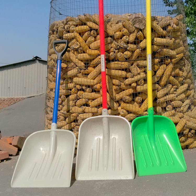 Large plastic shovel reinforcement thickened plastic steel shovel large plastic shovel grain shovel tempered shovel snow shovel plastic push bucket