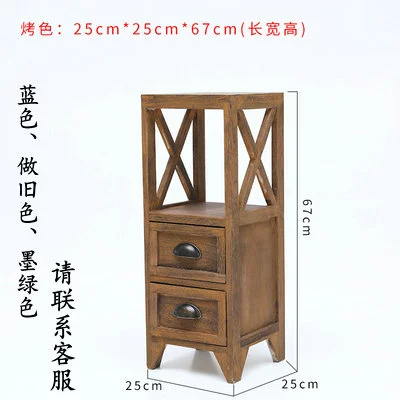 Đơn giản đầu giường phòng ngủ nhỏ rộng gỗ 20/25 / 30cm siêu nhỏ hẹp nip đơn giản tủ bên tủ tủ lưu trữ - Buồng tủ quần áo 3 cánh