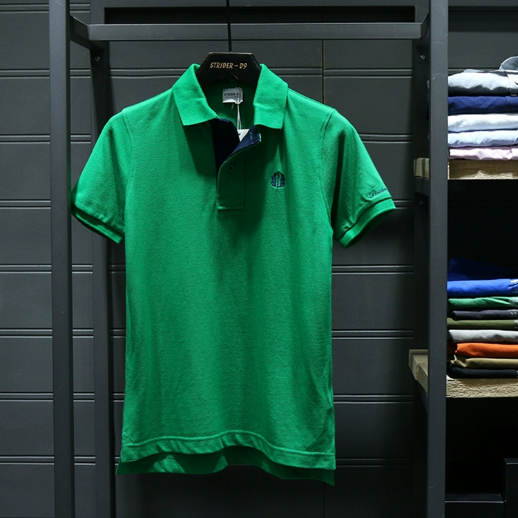 51SHOP 2018 mùa hè mới cho nam áo sơ mi POLO cotton thường xuyên áo sơ mi nam tay ngắn áo polo tay dài