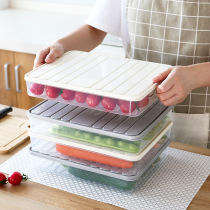 Fresh-keeping box refrigerator special food-grade food dumpling storage box for dumplings quick-freezing box multi-layer noodle box