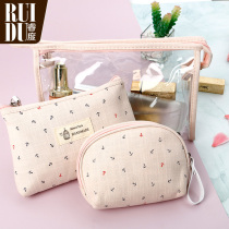 Cosmetic bag female cosmetics cute Japanese wash skin care products storage bag portable travel small storage bag