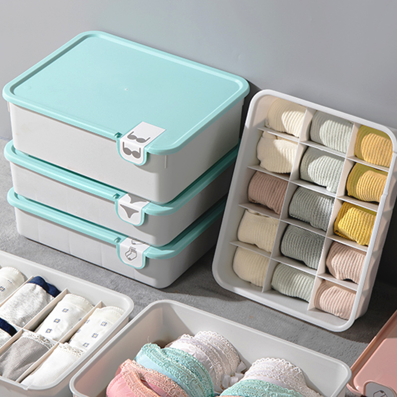 Rubrie lingerie containing box Underpants finishing box drawer-type home bra three-in-one set of socks containing deviner