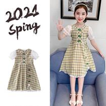 New 9 Summer clothes 8 to 10 to 12 children Children small girls Qipao Dress 6 Years Old Wearing ten Chinese dress 7
