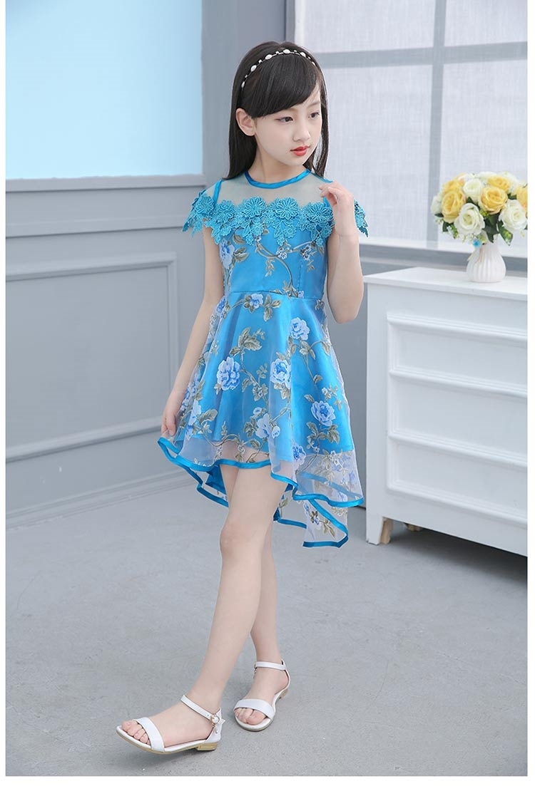 Áo dài cho bé gái Mùa hè cho bé gái Váy công chúa cho bé trai Áo dài cho bé gái - Cộng với kích thước quần áo áo phao nữ dáng dài
