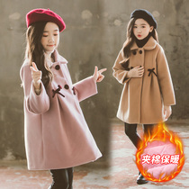 4 to 12-year-old girls winter plus velvet jacket 11 Childrens clothing 5 Korean version 6 tops 7 little girls 8 winter 9 clothes 10
