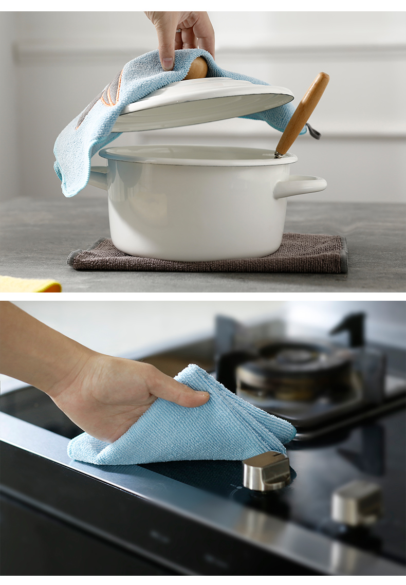 More color porcelain beauty dish cloth water dropping degreasing household kitchen cloth clean towel wipes trill