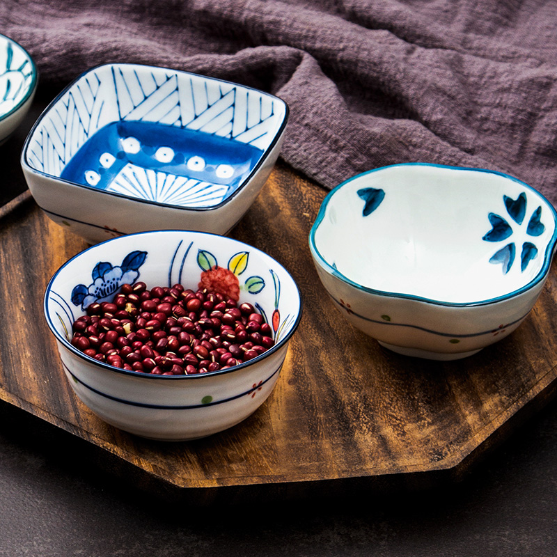 Creative snacks Japanese flavor dish household condiment bowls bowl of vinegar disc move ceramic dip small dish of soy sauce flavor dishes