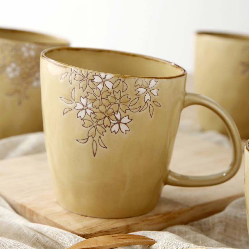 Porcelain color beauty creative ceramics to clearance 】 【 mark cup contracted household glass milk coffee cup