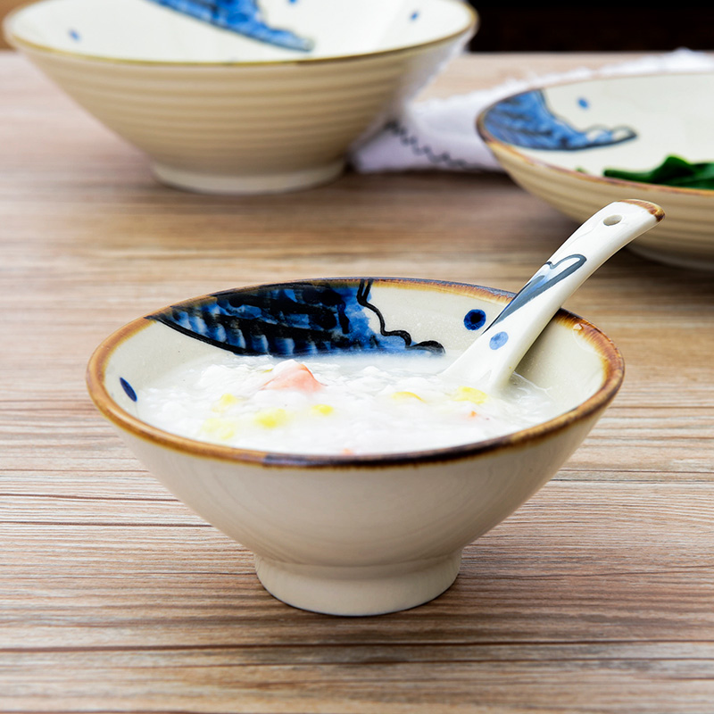 Creative ceramic small lovely restaurant spoon, spoon to ultimately responds soup spoon, spoon, move the small spoon, Japanese household tableware