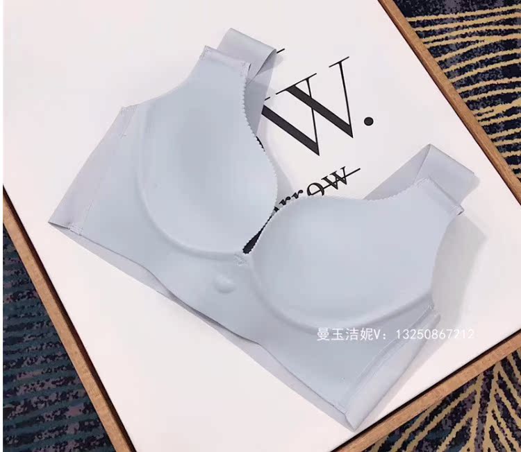 Baby cotton mùa thu và mùa đông mới liền mạch bảo mật đồ lót nữ không có vòng thép tập hợp kiểu áo vest dày cúp ngực 3D ao lot duc