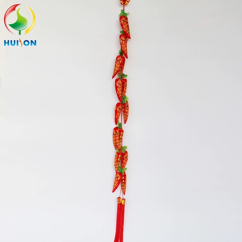 Пеппер -подвесная украшение благословения сумки Сумка Spring Festival Ежегодные фейерверки Весенний фестиваль декоративные принадлежности