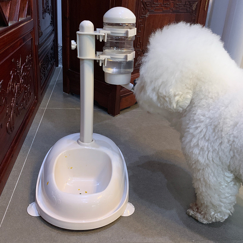 Dog water dispenser Kettle Dog Feeder pets Bears hanging Hanging Drinking Water Not Wet Mouth Standing Water Drinker