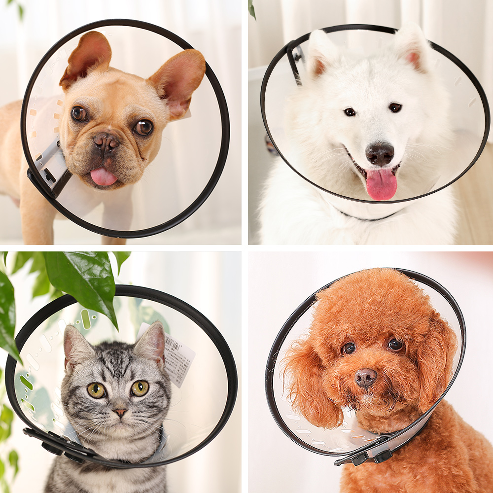 Pet Bed Bag Cat Dog Elizabeth Circle Pet anti-catch bite Item ring Dog neck cover Cat Head Cover Pet Protective Sheath